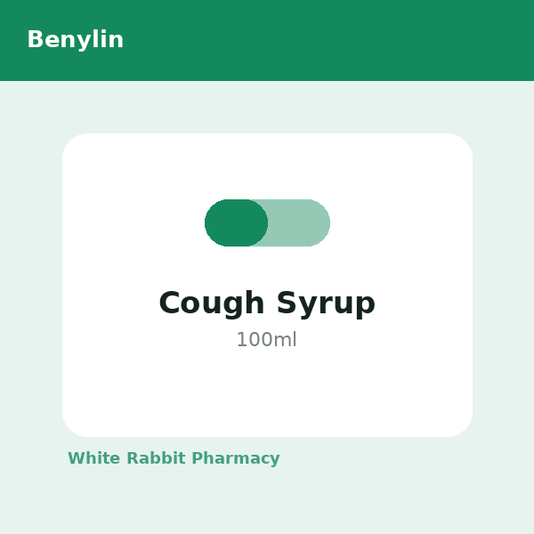 Cough Syrup (Benylin)