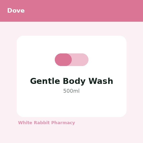 Gentle Body Wash (Dove)