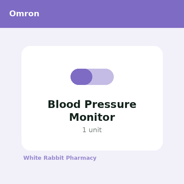 Blood Pressure Monitor (Omron)