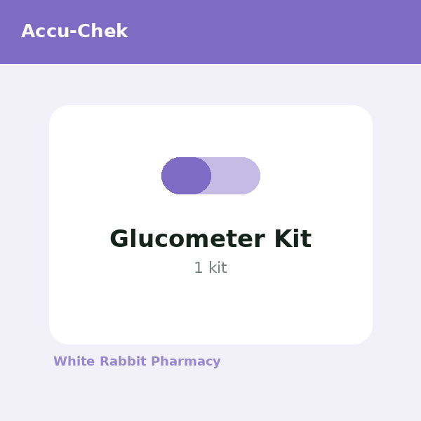 Glucometer Kit (Accu-Chek)