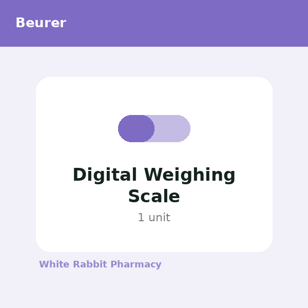 Digital Weighing Scale (Beurer)