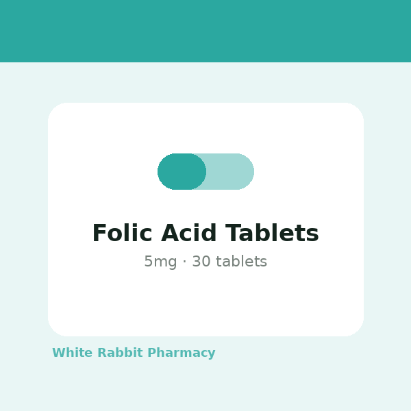 Folic Acid Tablets 5mg