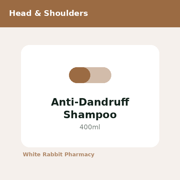 Anti-Dandruff Shampoo (Head & Shoulders)
