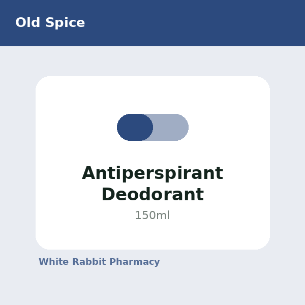 Antiperspirant Deodorant (Old Spice)