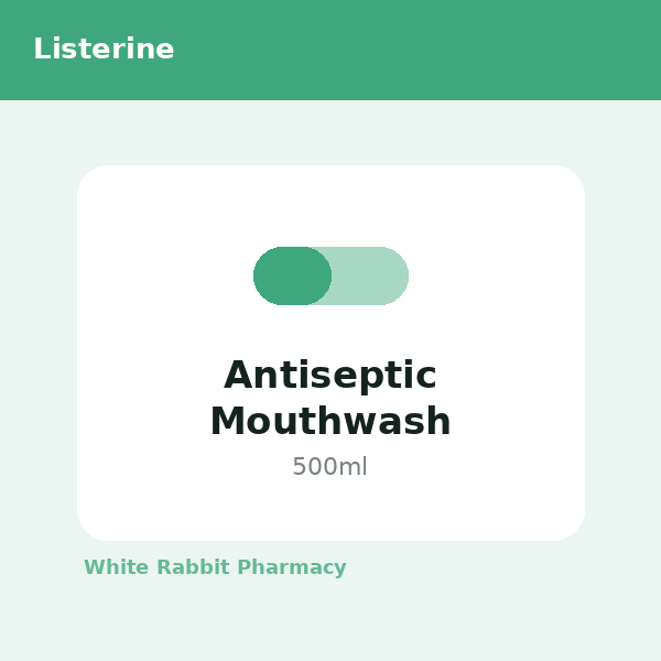 Antiseptic Mouthwash (Listerine)